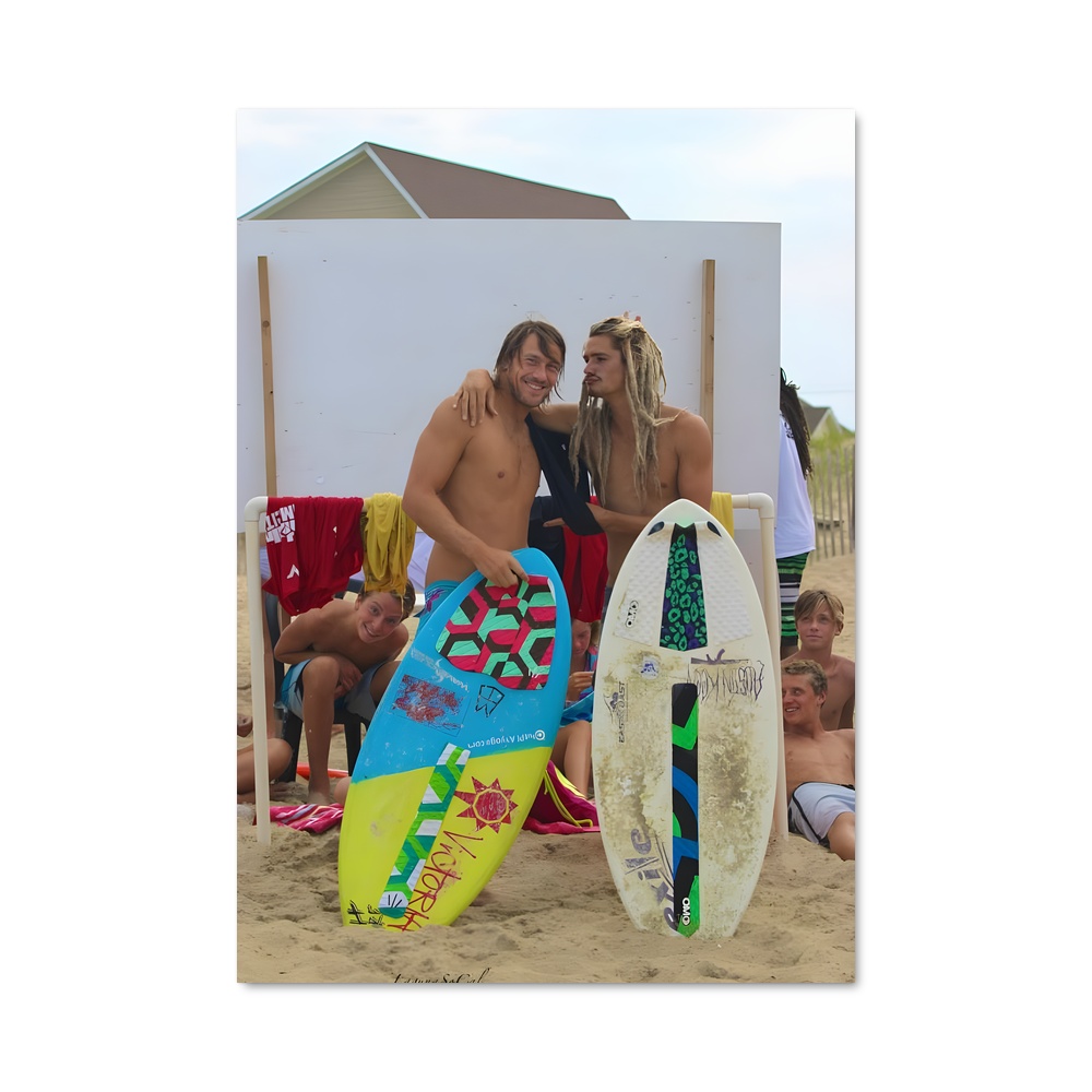 Poster Surfeurs de la Côte